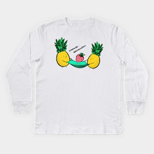 Strawberry Kids Long Sleeve T-Shirt